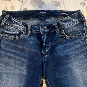 Silver Jeans Women's Dark Blue Skinny Jeans